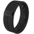 Silicone Wedding Ring for Men with Stainless Steel Strip - SteelLine Collection - Patented Design